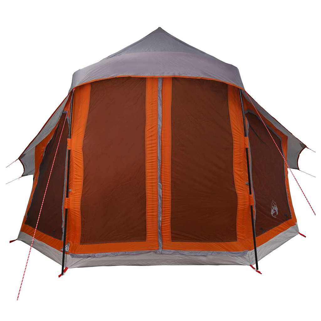 Šeimos Tipi Šlikas su stogu Pilka, Oranžinė 404 x 370 x 270 cm