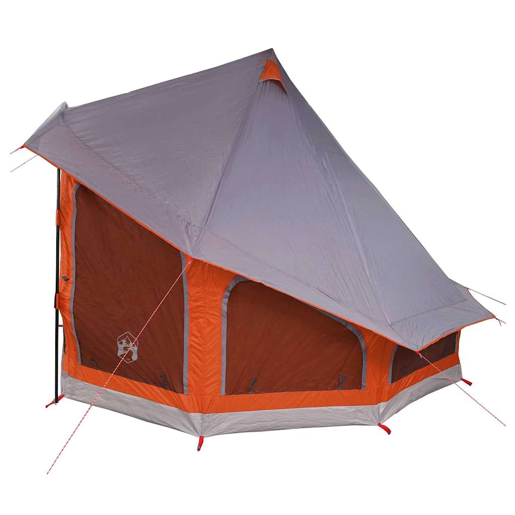 Šeimos Tipi Šlikas su stogu Pilka, Oranžinė 404 x 370 x 270 cm