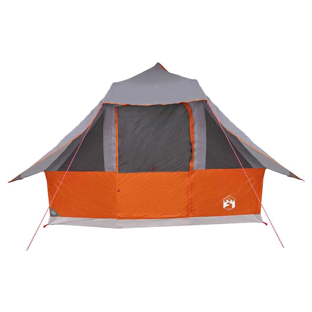 Ģimenes Tipi Telts Sliks ar jumtu Pelēka, Oranža 358 x 296 x 258 cm