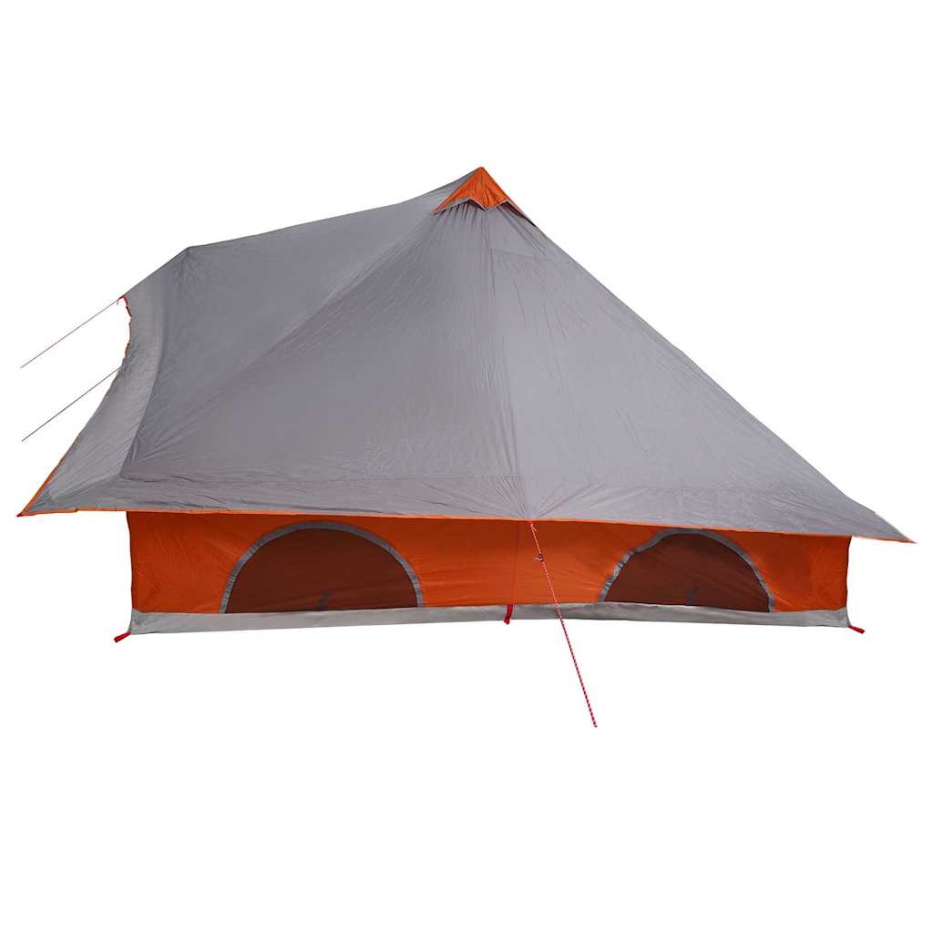 Ģimenes Tipi Telts Sliks ar jumtu Pelēka, Oranža 358 x 296 x 258 cm