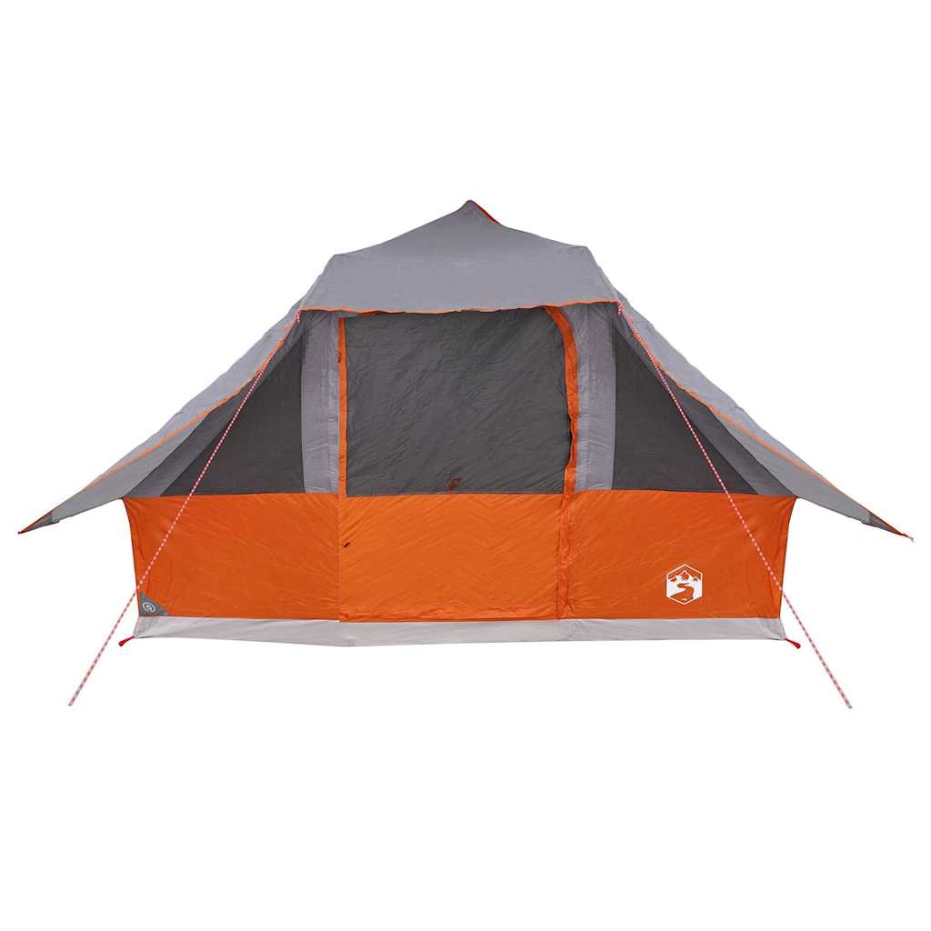 Ģimenes tipi telts Šliks ar jumtu Pelēka, Oranža 364 x 281 x 257 cm