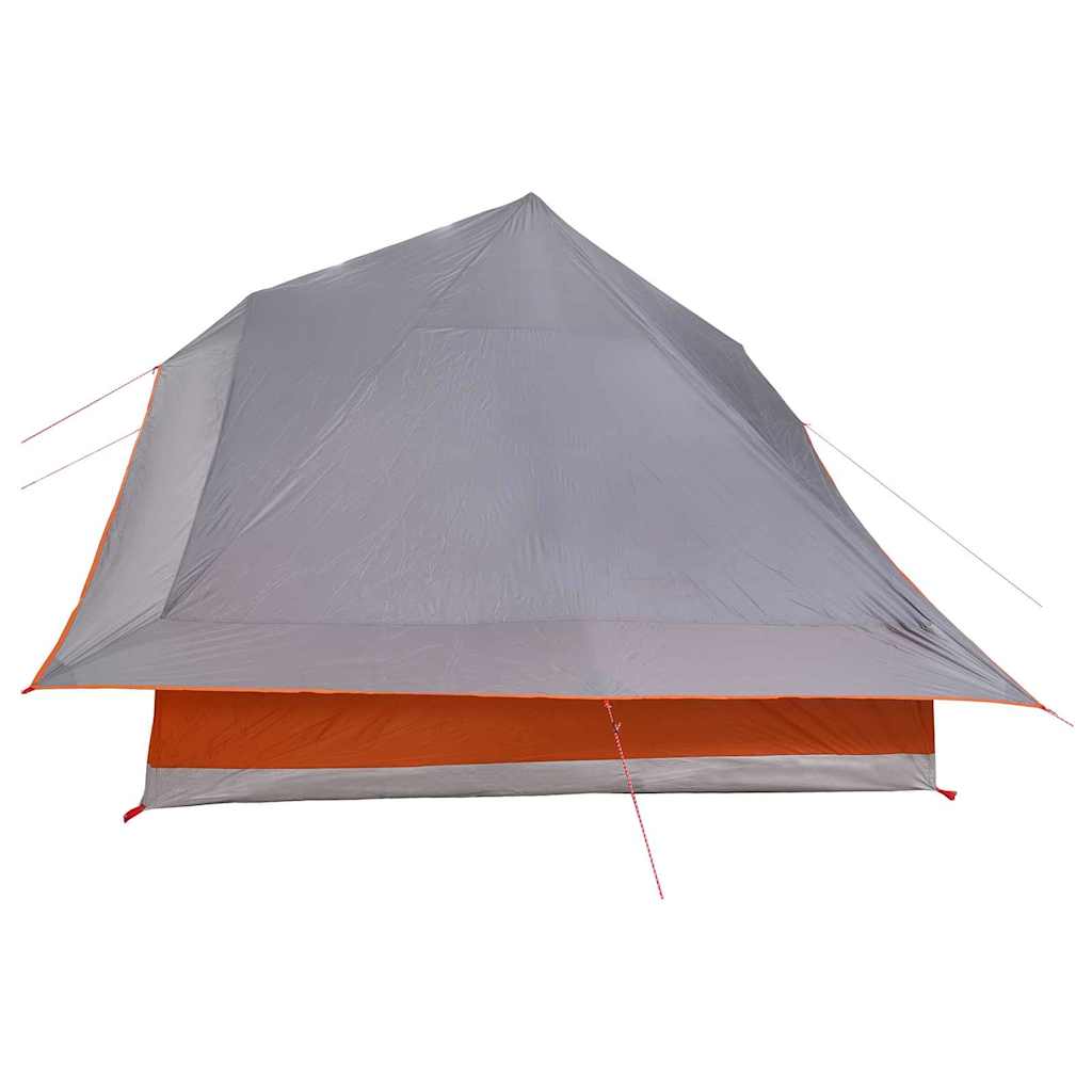 Ģimenes tipi telts Šliks ar jumtu Pelēka, Oranža 364 x 281 x 257 cm
