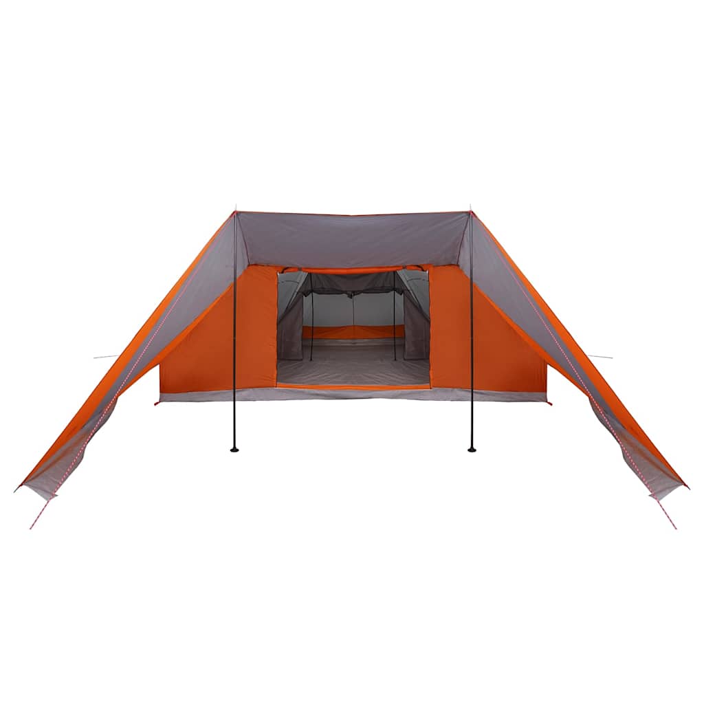 Family Tent with Roof Gray, Orange 660 x 456 x 200 cm