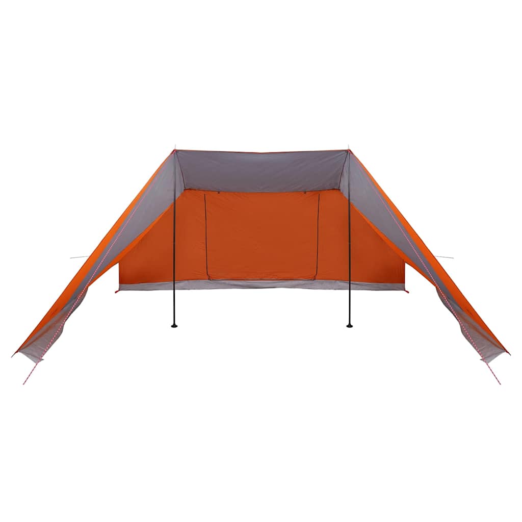 Family Tent with Roof Gray, Orange 660 x 456 x 200 cm