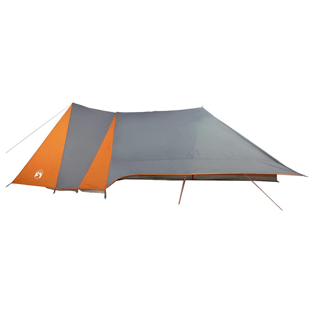 Family Tent with Roof Gray, Orange 660 x 456 x 200 cm