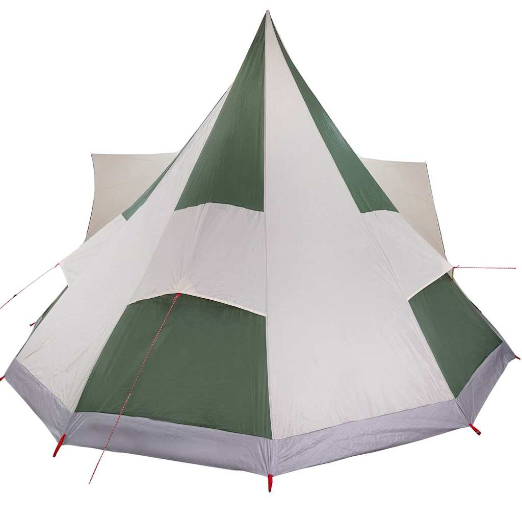 Šeimos Tipi Šlikas su stogu Žalia, beige 510 x 690 x 330 cm