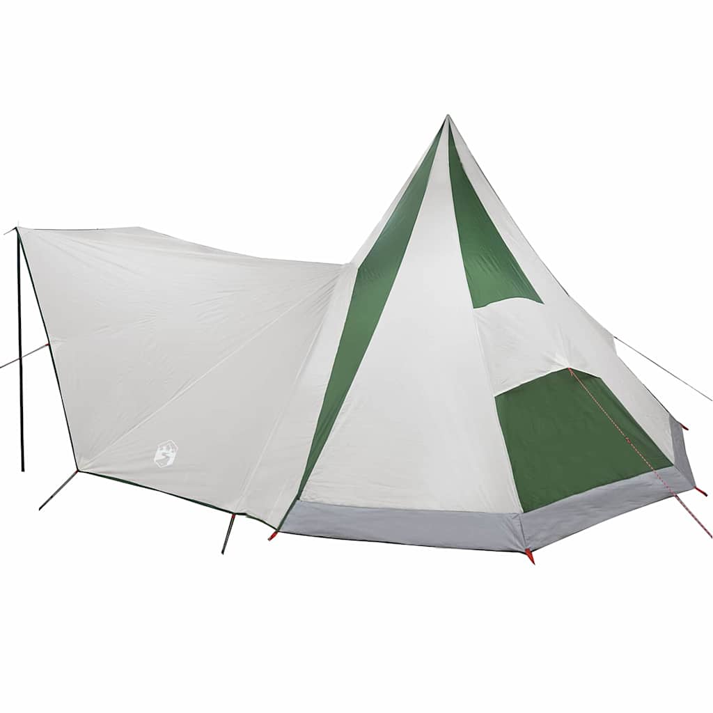 Šeimos Tipi Šlikas su stogu Žalia, beige 510 x 690 x 330 cm