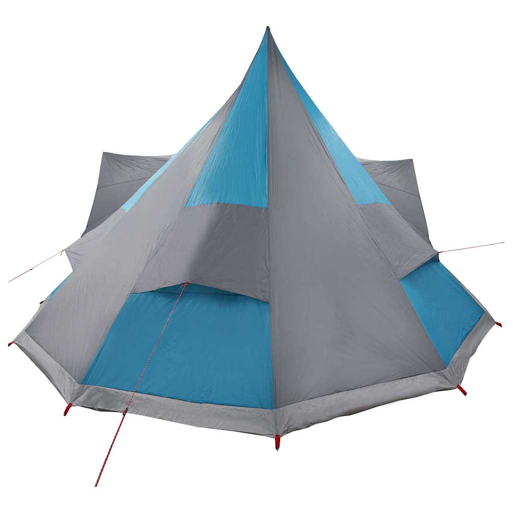 Ģimenes telts Tipi Šlikas ar jumtu Zila, pelēka 510 x 690 x 330 cm