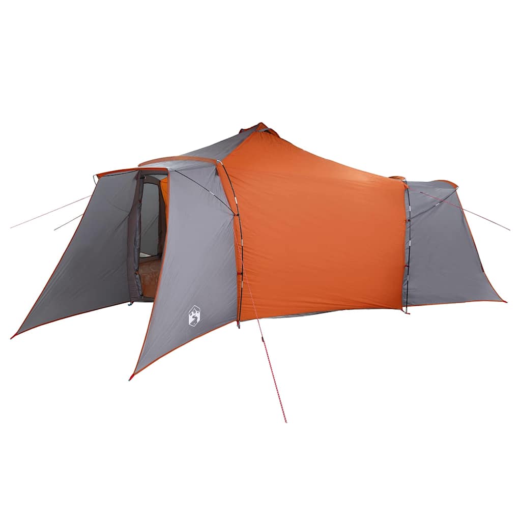Tipi palapinė Pilka ir oranžinė 492 x 492 x 275 cm audinys