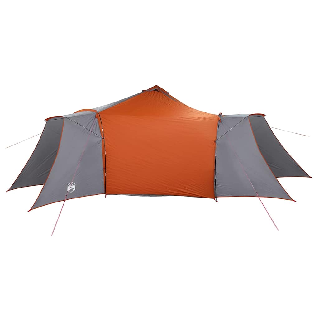 Tipi palapinė Pilka ir oranžinė 492 x 492 x 275 cm audinys