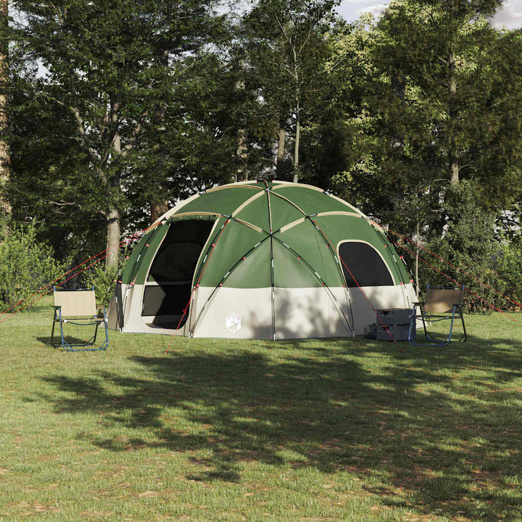 Kempinga telts ar jumtu Zaļa 475 x 475 x 235 cm Poliesters
