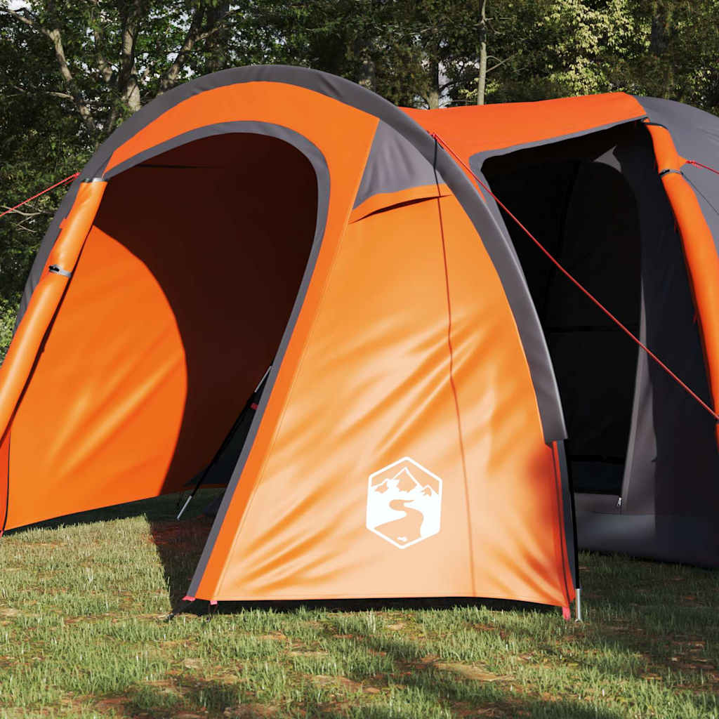 Kupolveida telts Cita Pelēka un oranža 384 x 254 x 170 cm