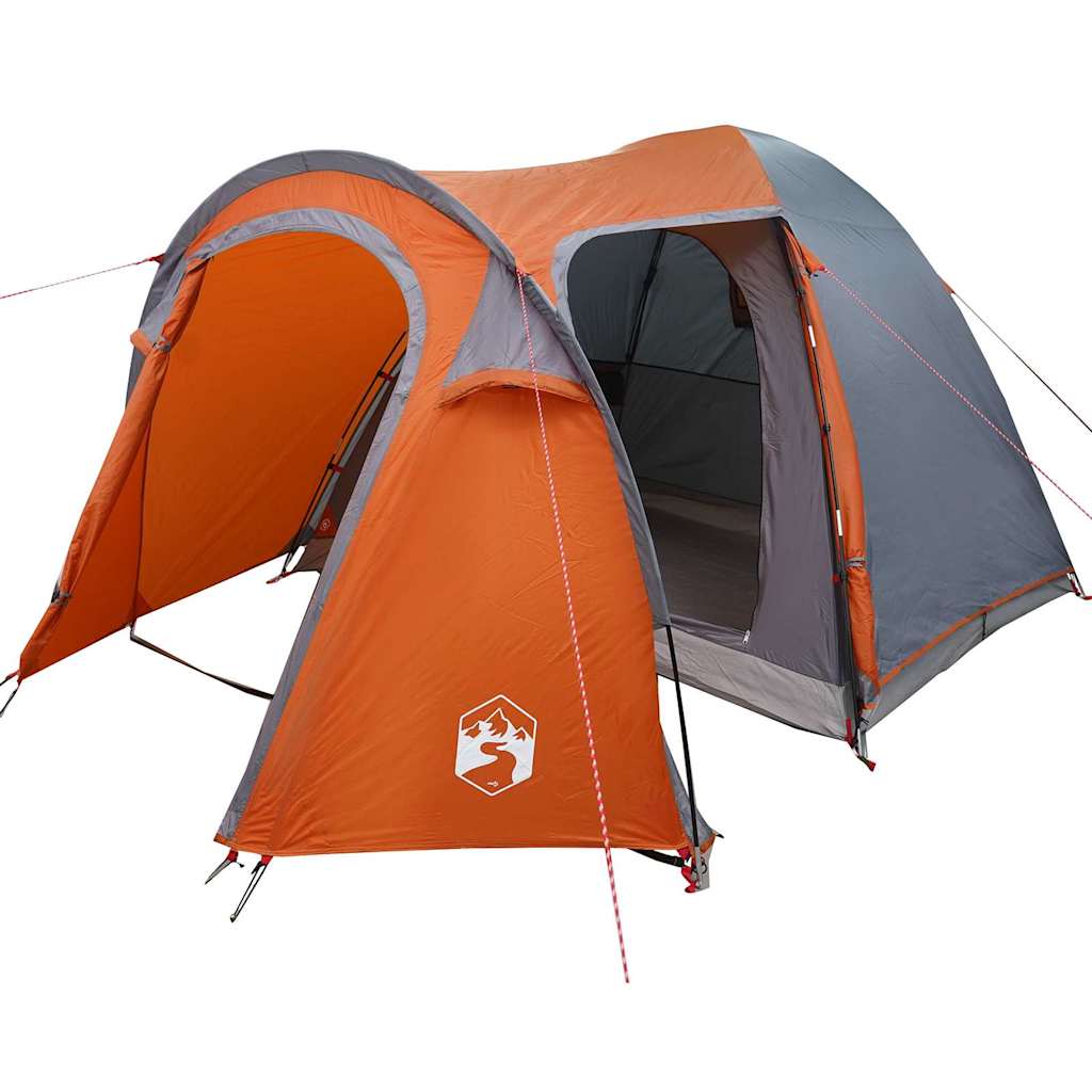 Kupolveida telts Cita Pelēka un oranža 384 x 254 x 170 cm