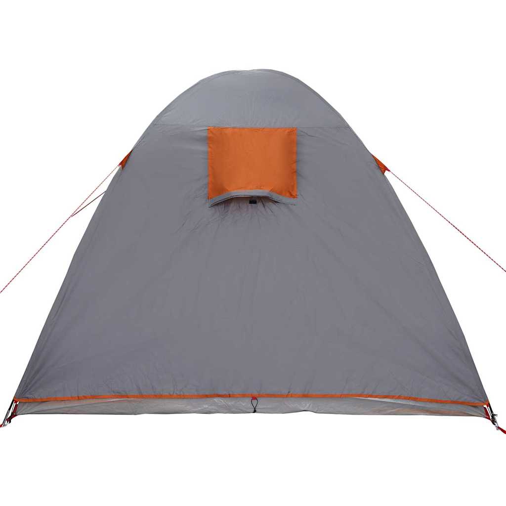 Kupolveida telts Cita Pelēka un oranža 384 x 254 x 170 cm