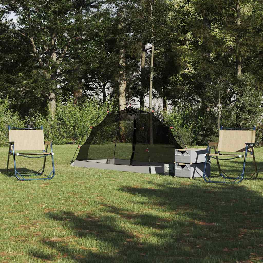 Telts ar jumtu Cita Pelēks un melns 236 x 108 x 120 cm