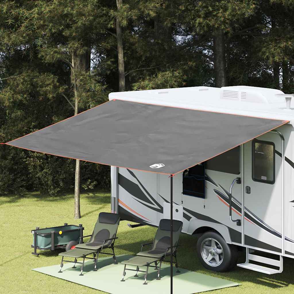 Waterproof Tarpaulin with Roof Grey and Orange
