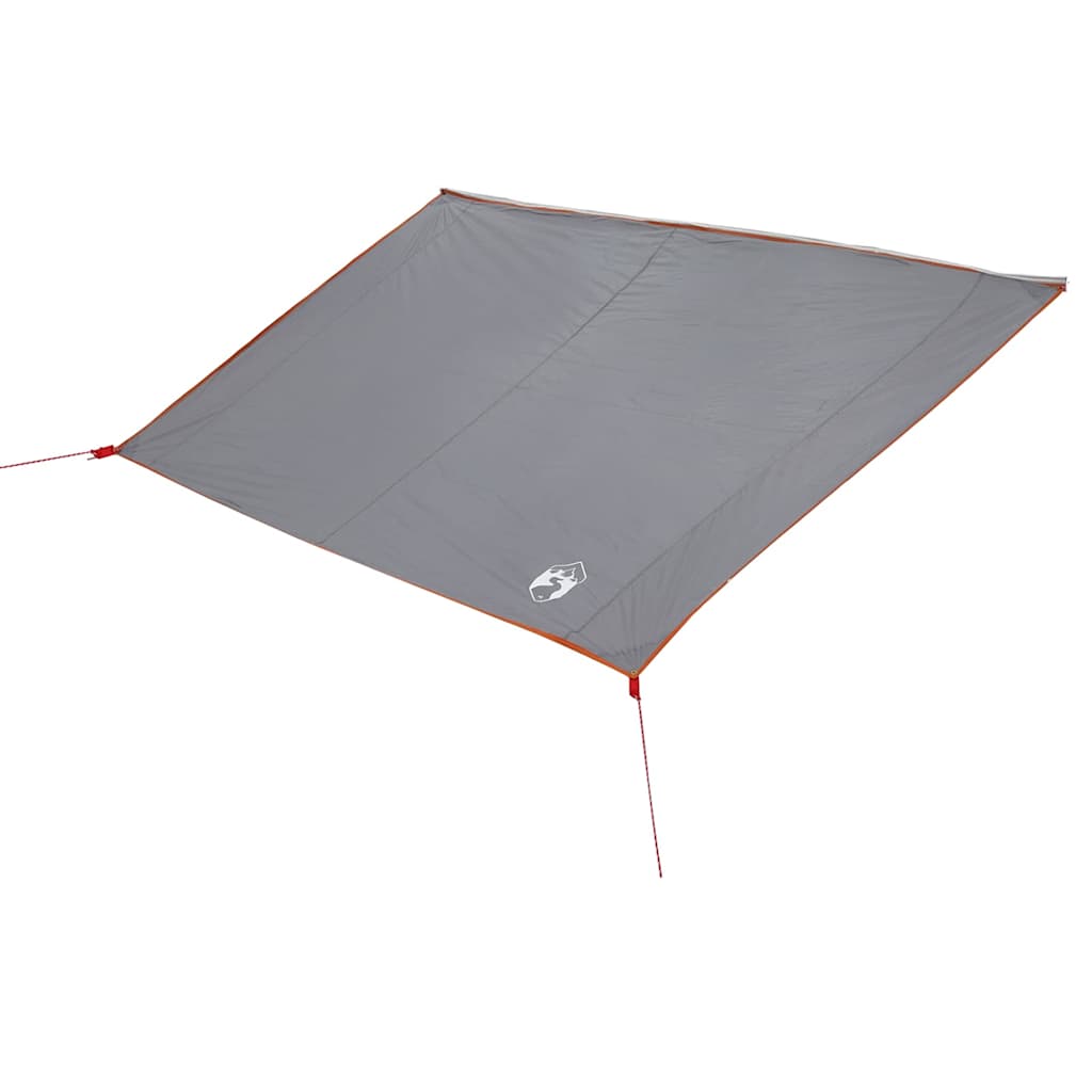 Waterproof Tarpaulin with Roof Grey and Orange