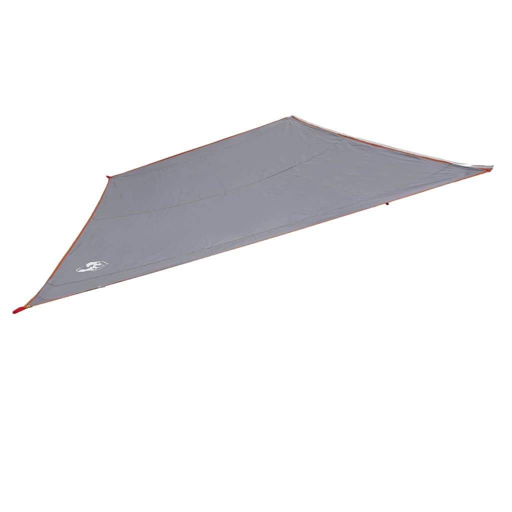 Waterproof Tarpaulin with Roof Grey and Orange
