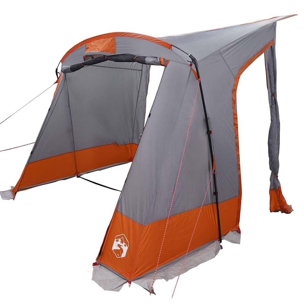Bagāžnieka telts Pelēka un oranža 285 x 255 x 245 cm tafts