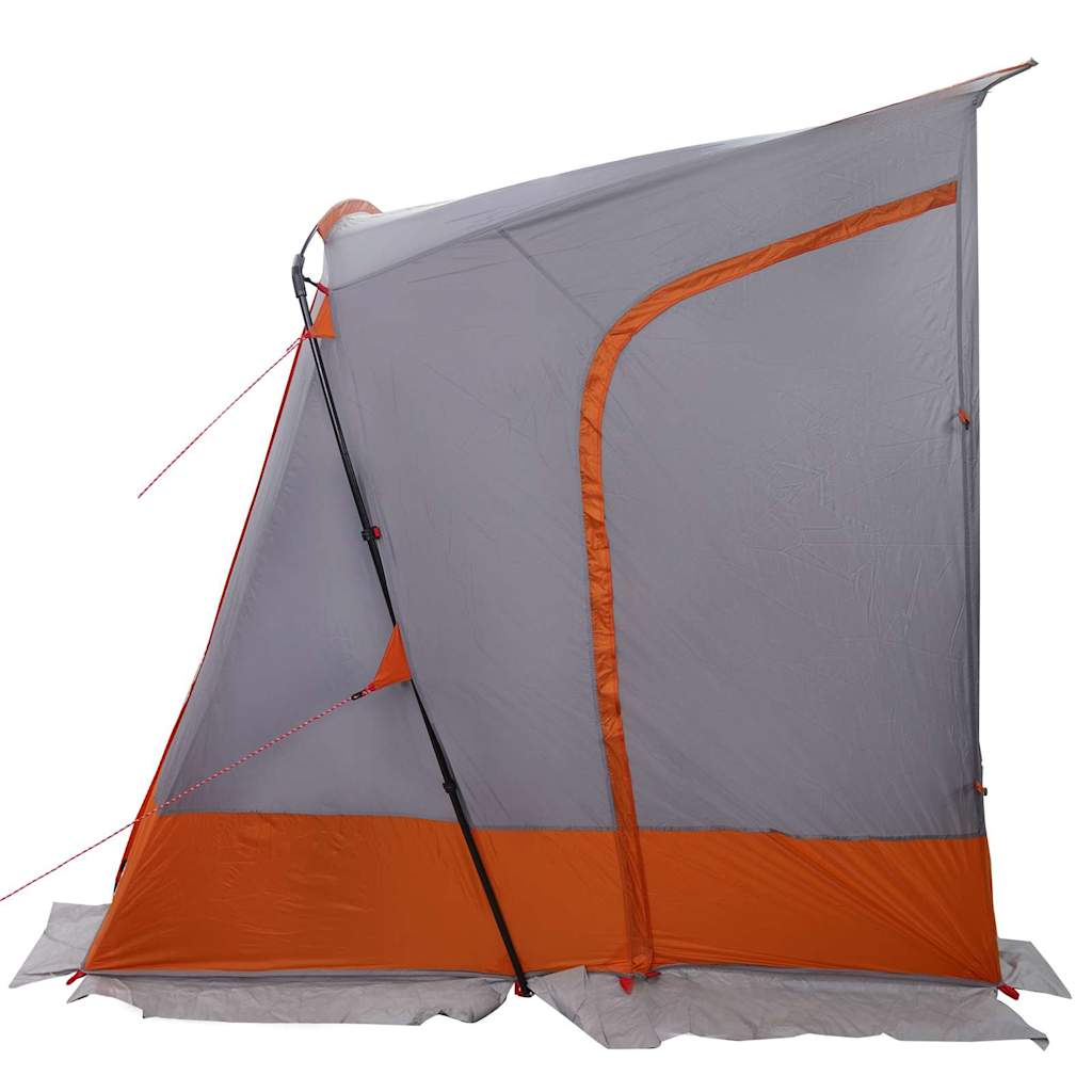 Bagāžnieka telts Pelēka un oranža 285 x 255 x 245 cm tafts