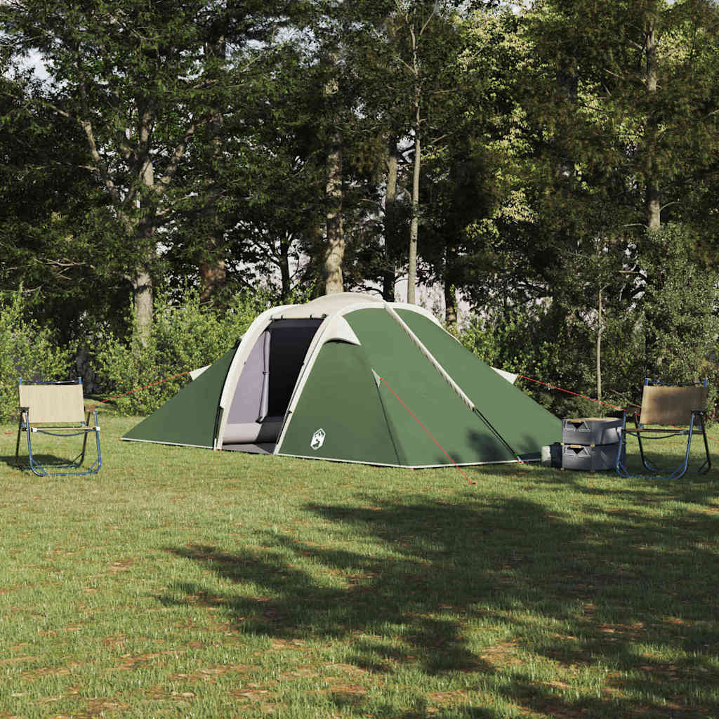 Tent with Roof Green and Black 510 x 240 x 156 cm Polyester