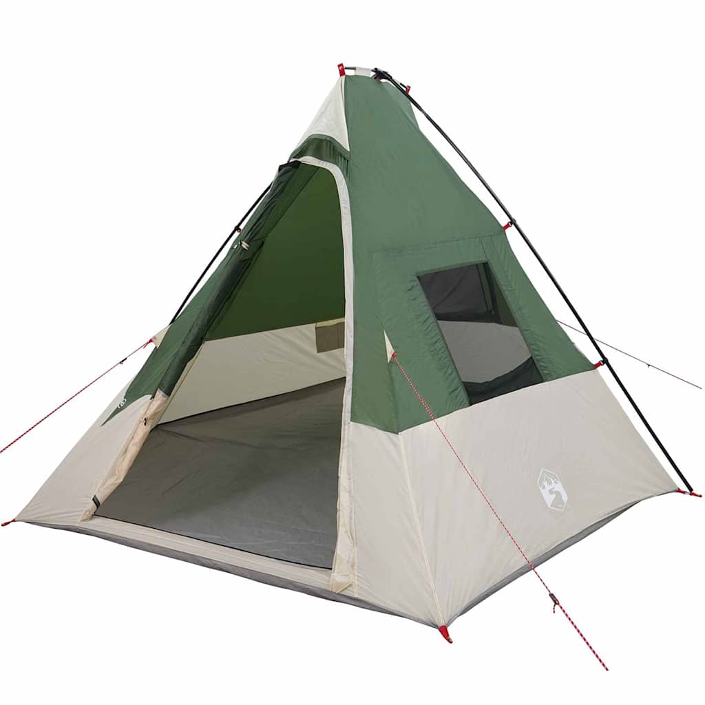 Tent with roof Other Green and black 383 x 338 x 217 cm