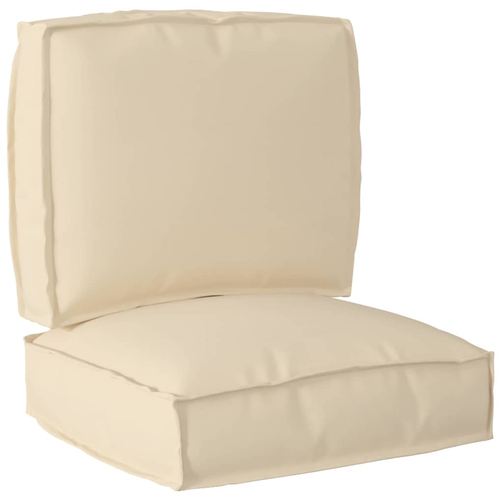 Pallet pagalvių rinkinys 2 pcs Smėlio Oksfordo audinys