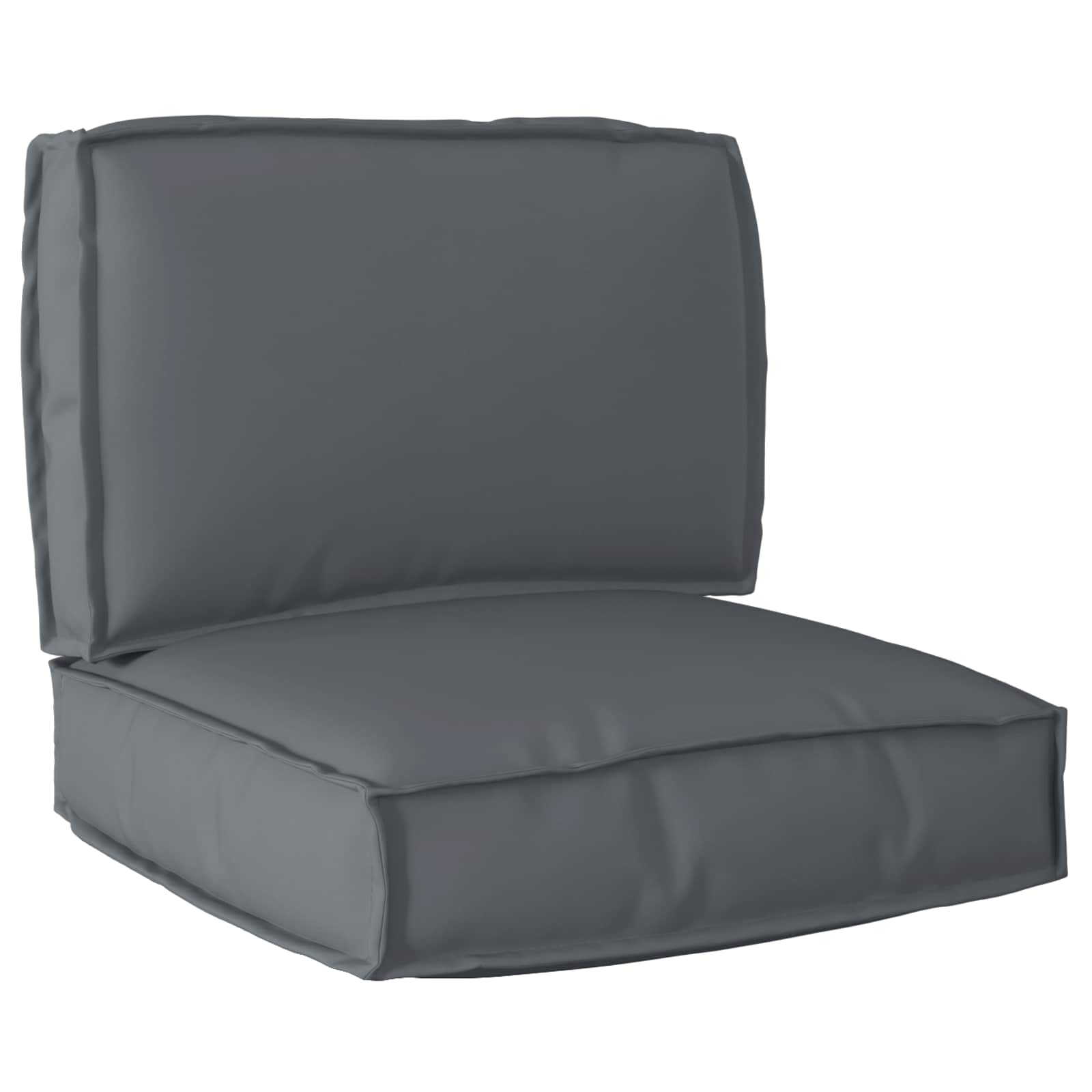 Pallet pagalvių rinkinys 2 pcs Antracitas Oksfordo audinys