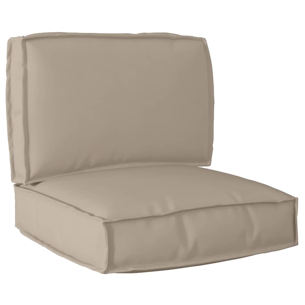 Pallet pagalvių rinkinys 2 pcs Taupe Oksfordo audinys