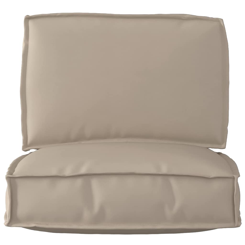 Pallet pagalvių rinkinys 2 pcs Taupe Oksfordo audinys