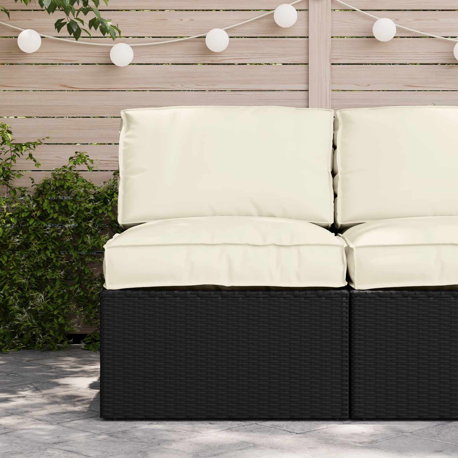 Pallet pagalvių rinkinys 2 pcs Kreminė Oksfordo audinys