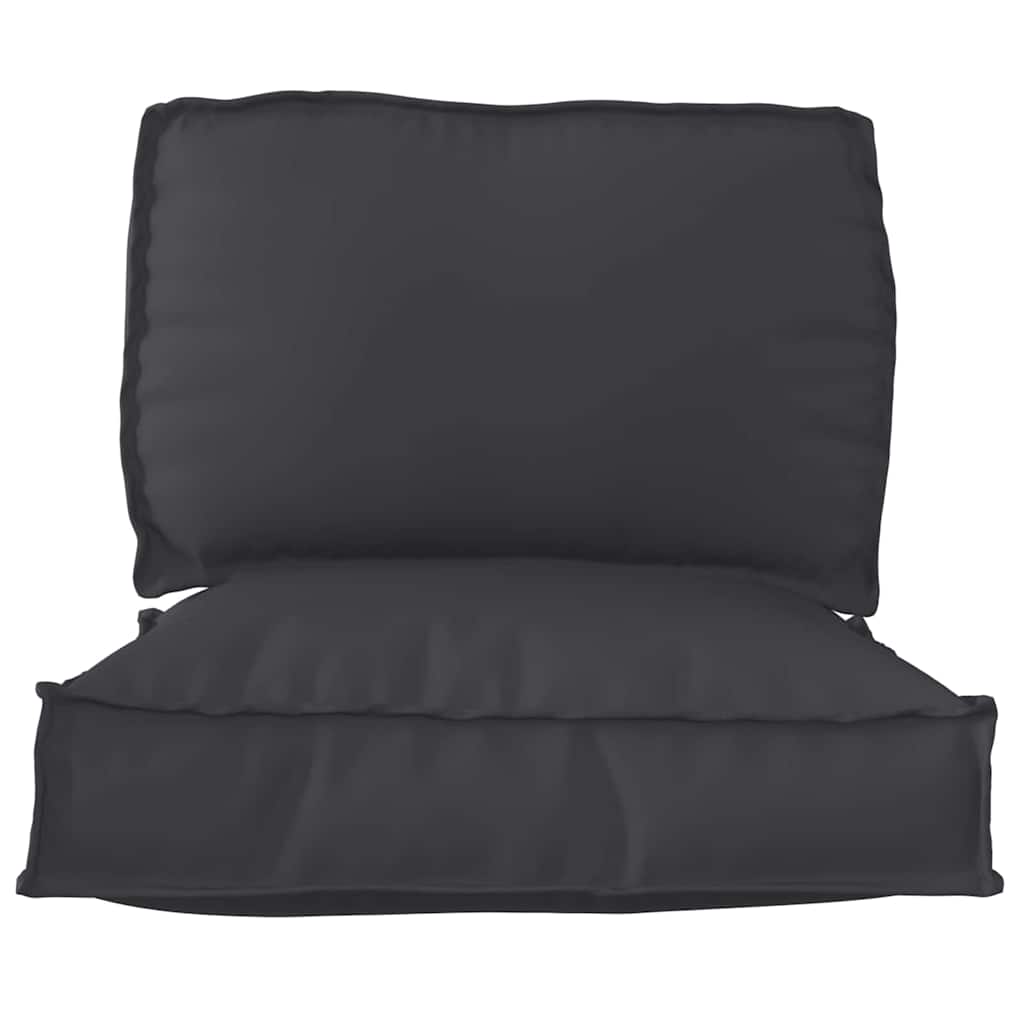 Pallet cushion set 2 pcs Black Oxford fabric