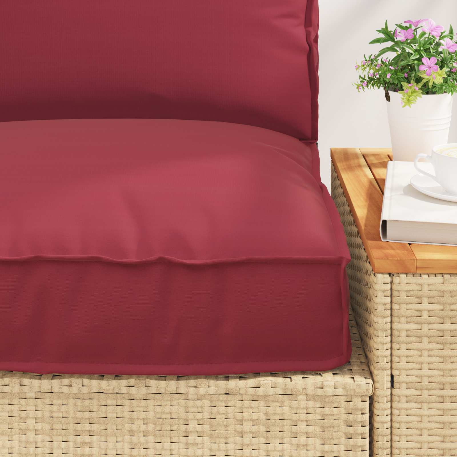 Pallet pagalvių rinkinys 2 pcs Juoda Oksfordo audinys