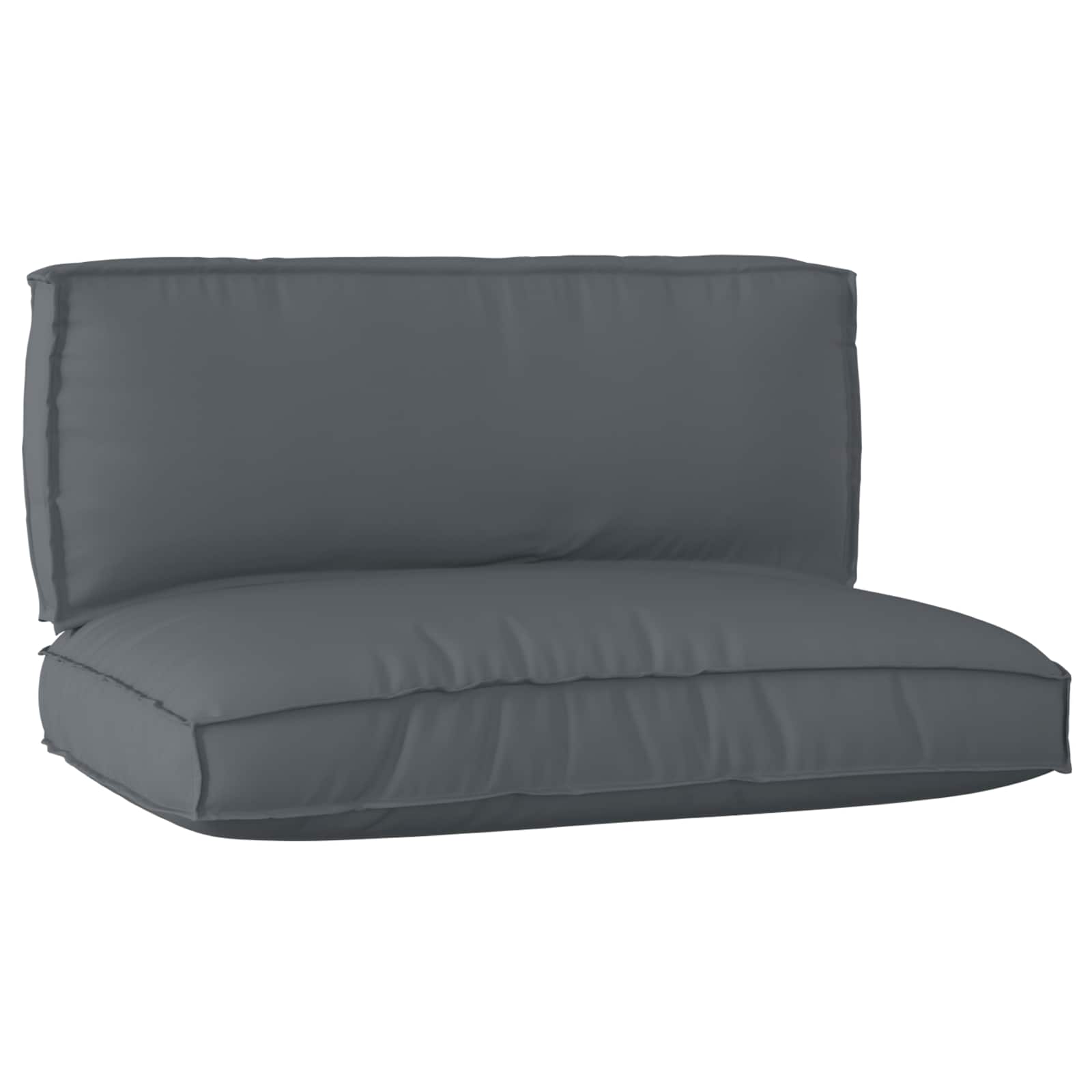 Pallet pagalvių rinkinys 2 pcs Antracitas Oksfordo audinys
