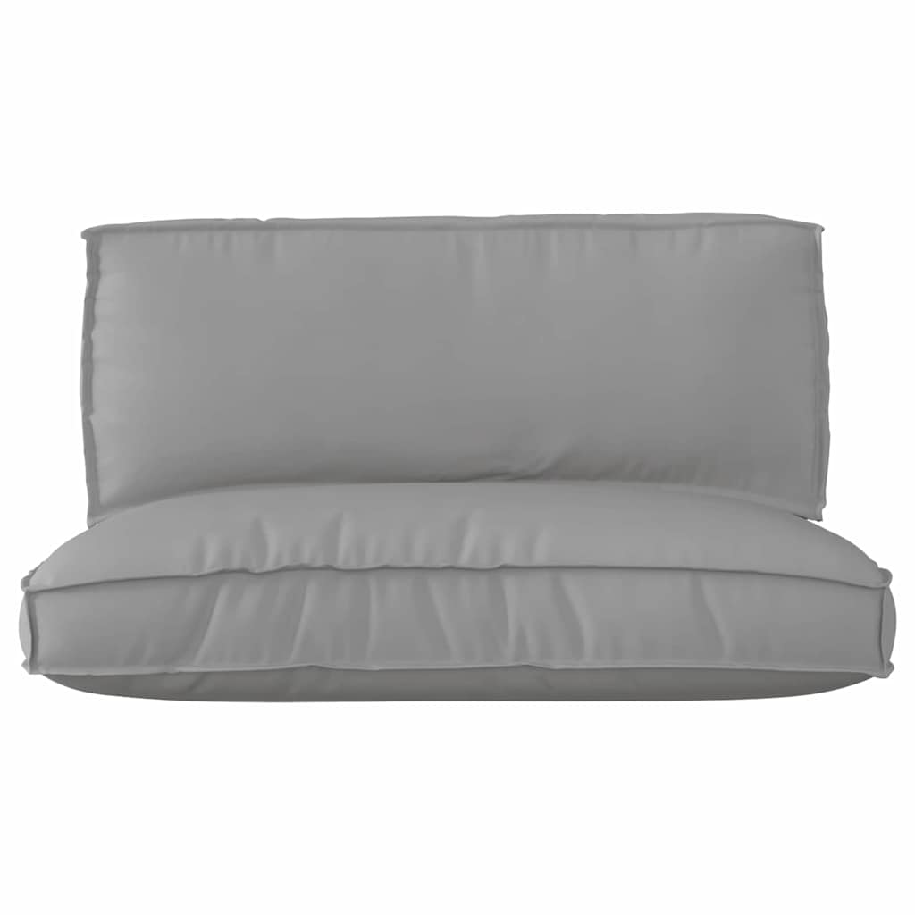 Pallet pagalvių rinkinys 2 pcs Pilka Oksfordo audinys
