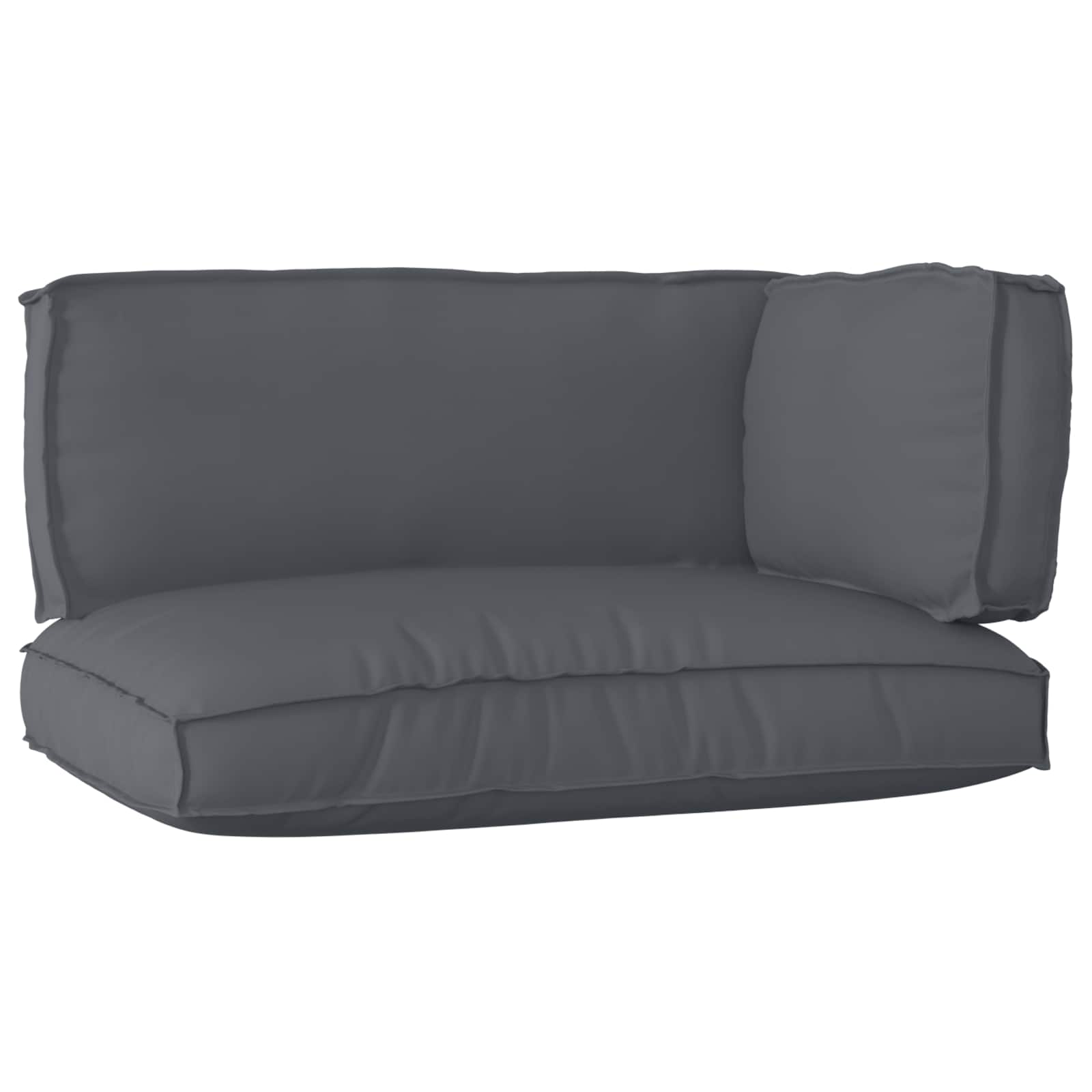 Pallet pagalvių rinkinys 3 pcs Antracitas Oksfordo audinys