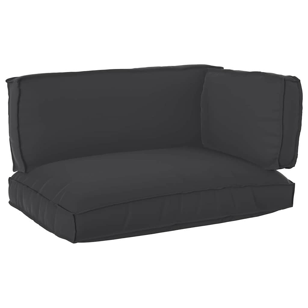 Pallet pagalvių rinkinys 3 pcs Juoda Oksfordo audinys