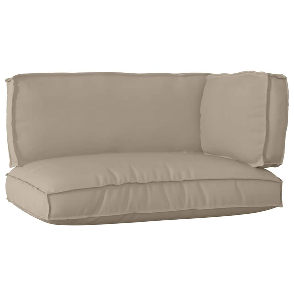 Pallet pagalvių rinkinys 3 pcs Taupe Oksfordo audinys