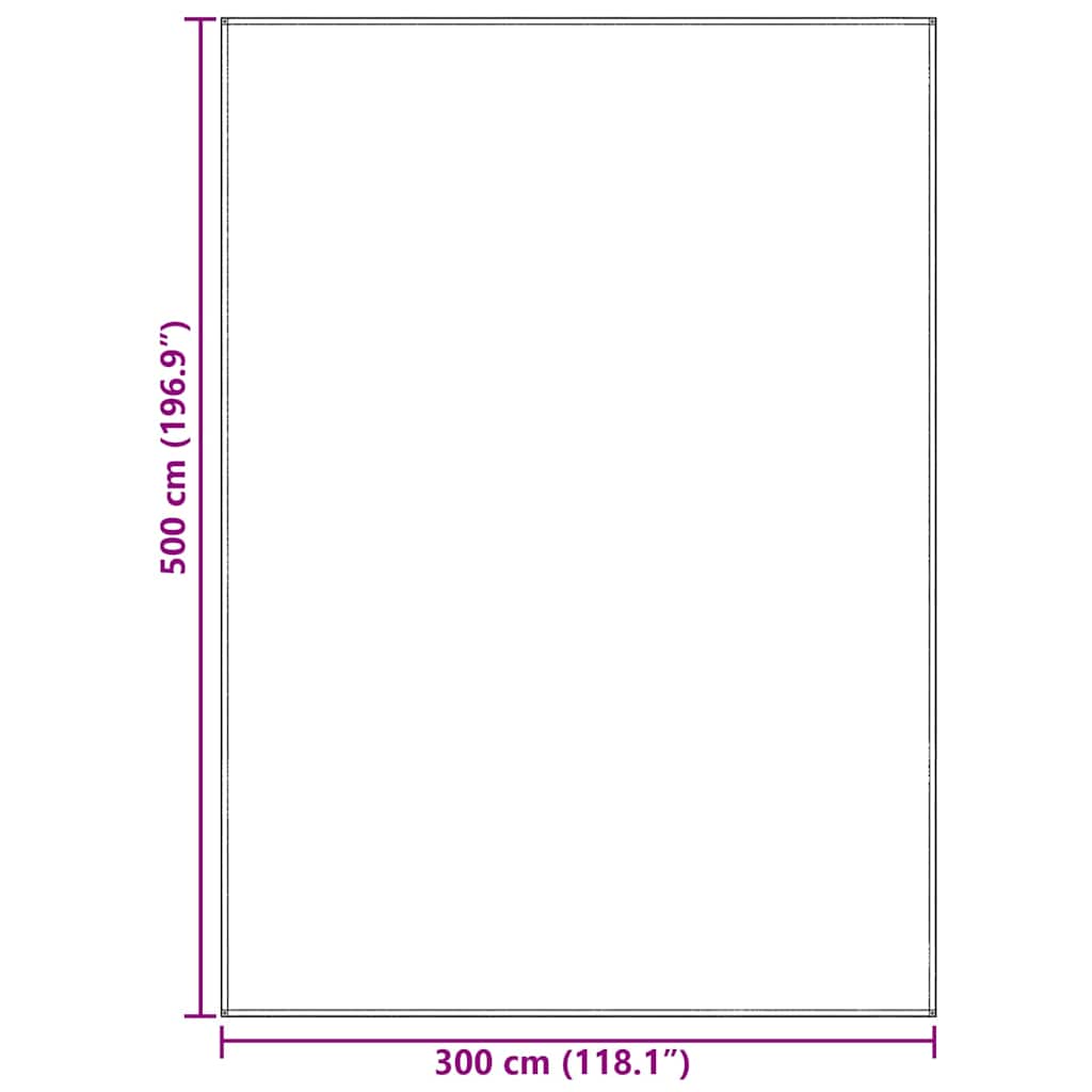 Palapinės kilimėlis Mėlyna ir Pilka 500 × 300 cm Polietilenas