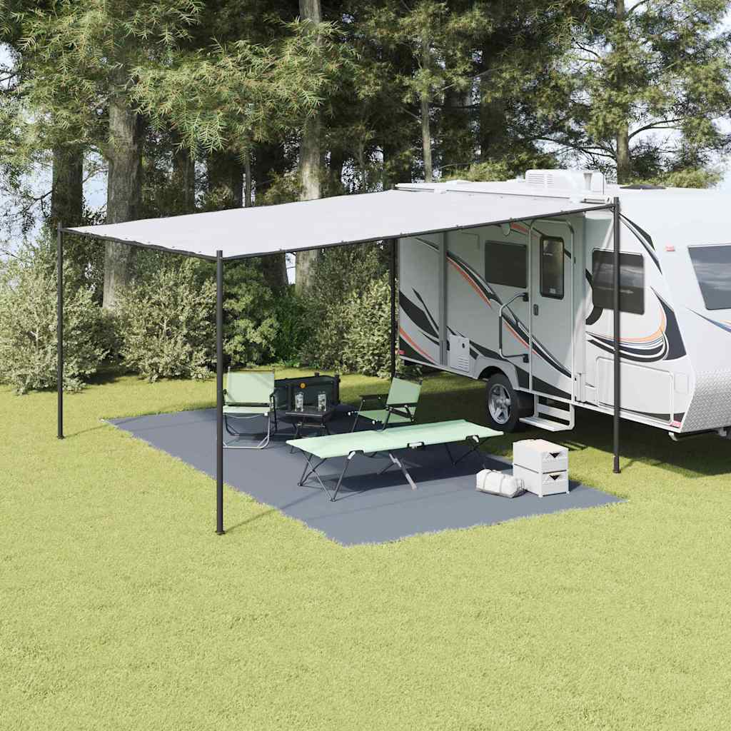Palapinės kilimėlis Mėlyna ir Pilka 600 × 300 cm Polietilenas