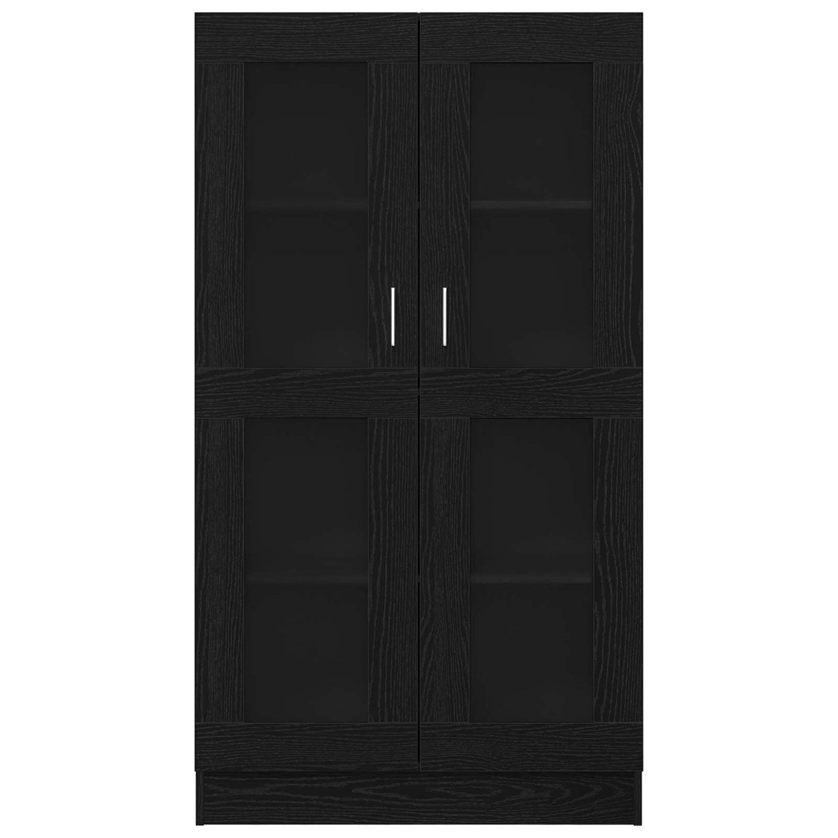 Knygų spinta Juoda 82,5x30,5x150 cm Iš inžinerinės medienos