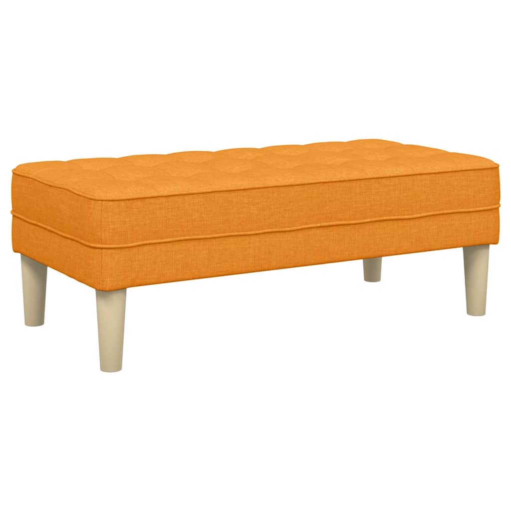 Sols ar spilvenu tumši dzeltenā krāsā 113 x 57 x 39 cm audums