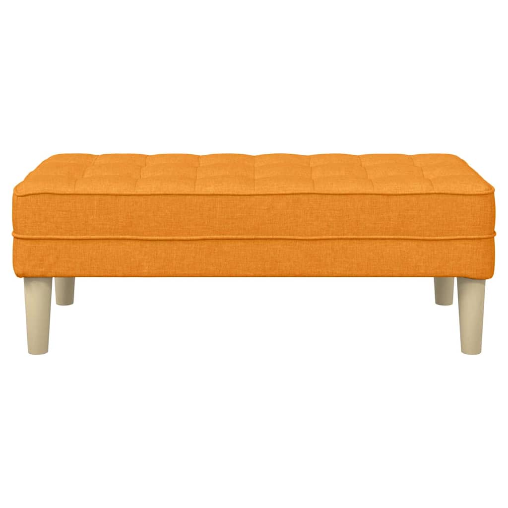 Sols ar spilvenu tumši dzeltenā krāsā 113 x 57 x 39 cm audums
