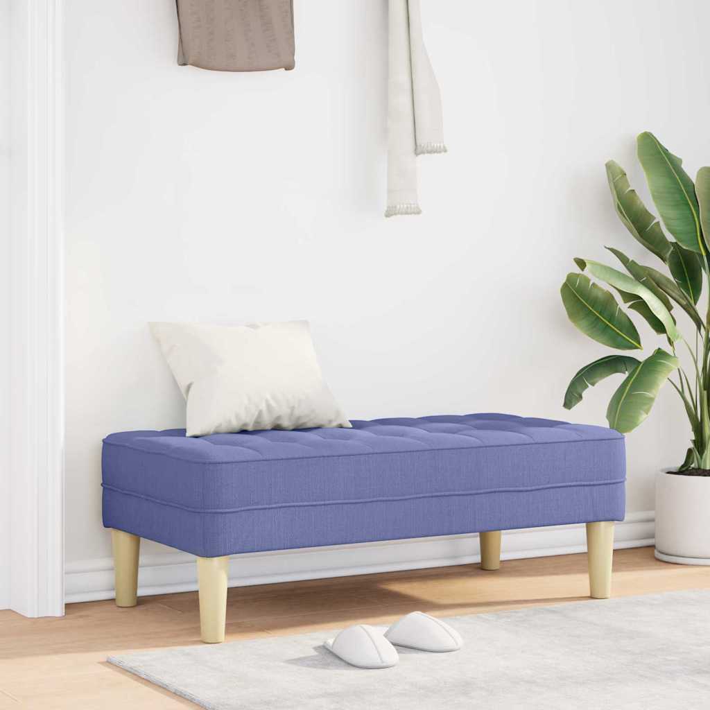 suoliukas Džinsinė mėlyna 113 x 57 x 39 cm audinys