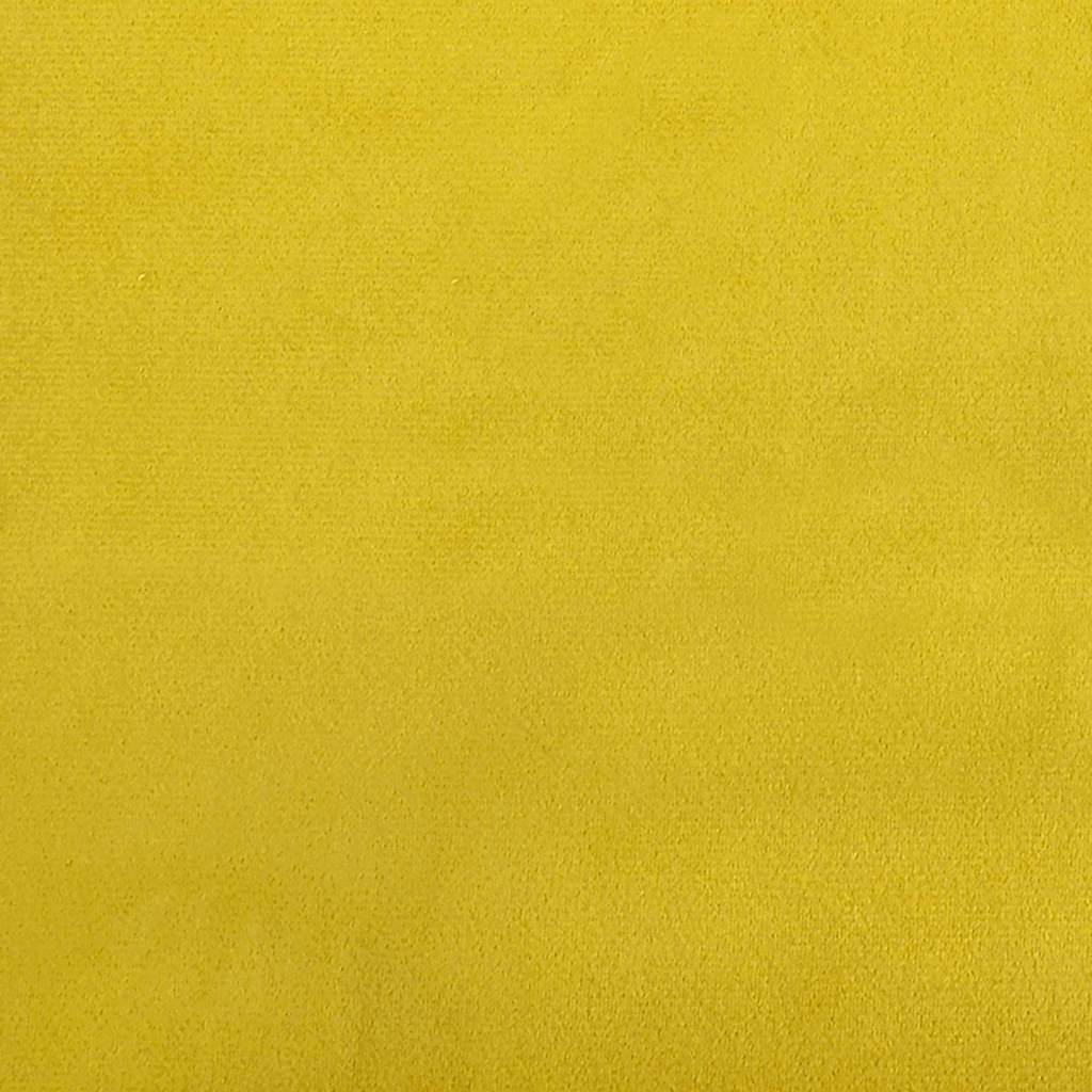 suoliukas su pagalve Geltona 113 x 57 x 39 cm Aksomas