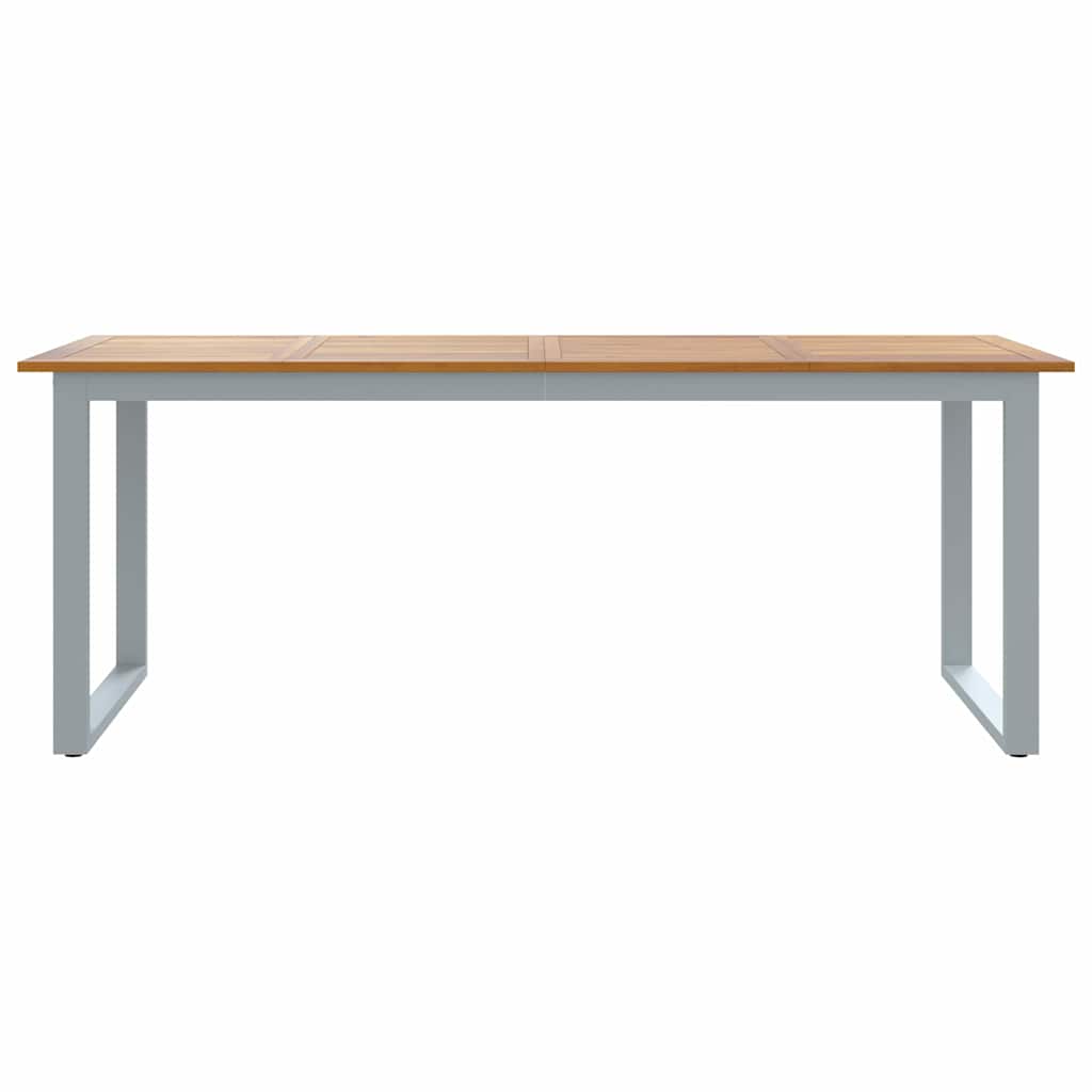 Dārza pusdienu galds Pelēks 200 x 90 x 75 cm