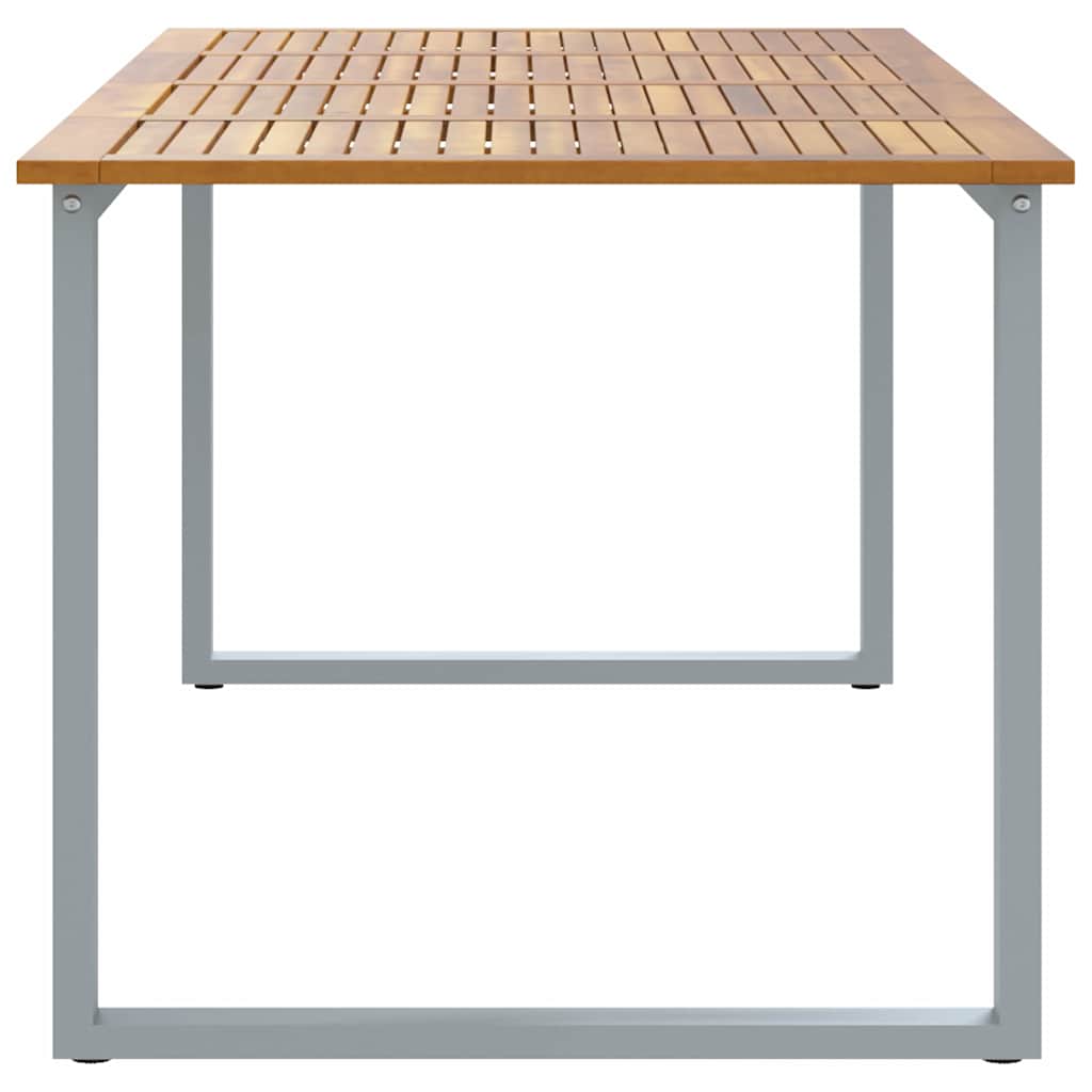 Dārza pusdienu galds Pelēks 200 x 90 x 75 cm