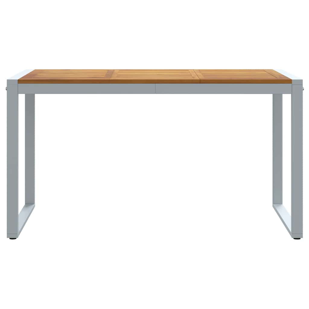 Dārza pusdienu galds Pelēks 140 x 80 x 75 cm