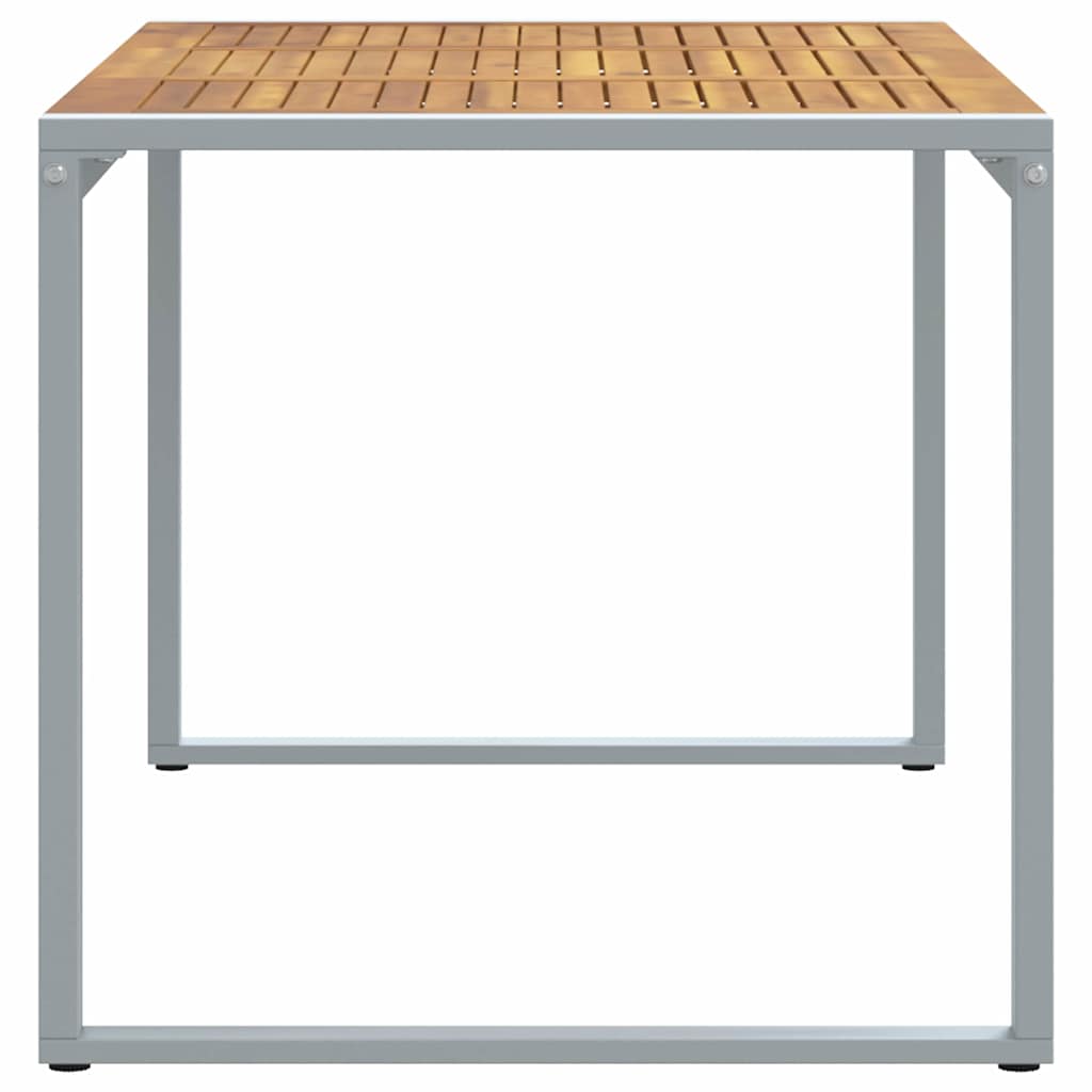 Dārza pusdienu galds Pelēks 140 x 80 x 75 cm