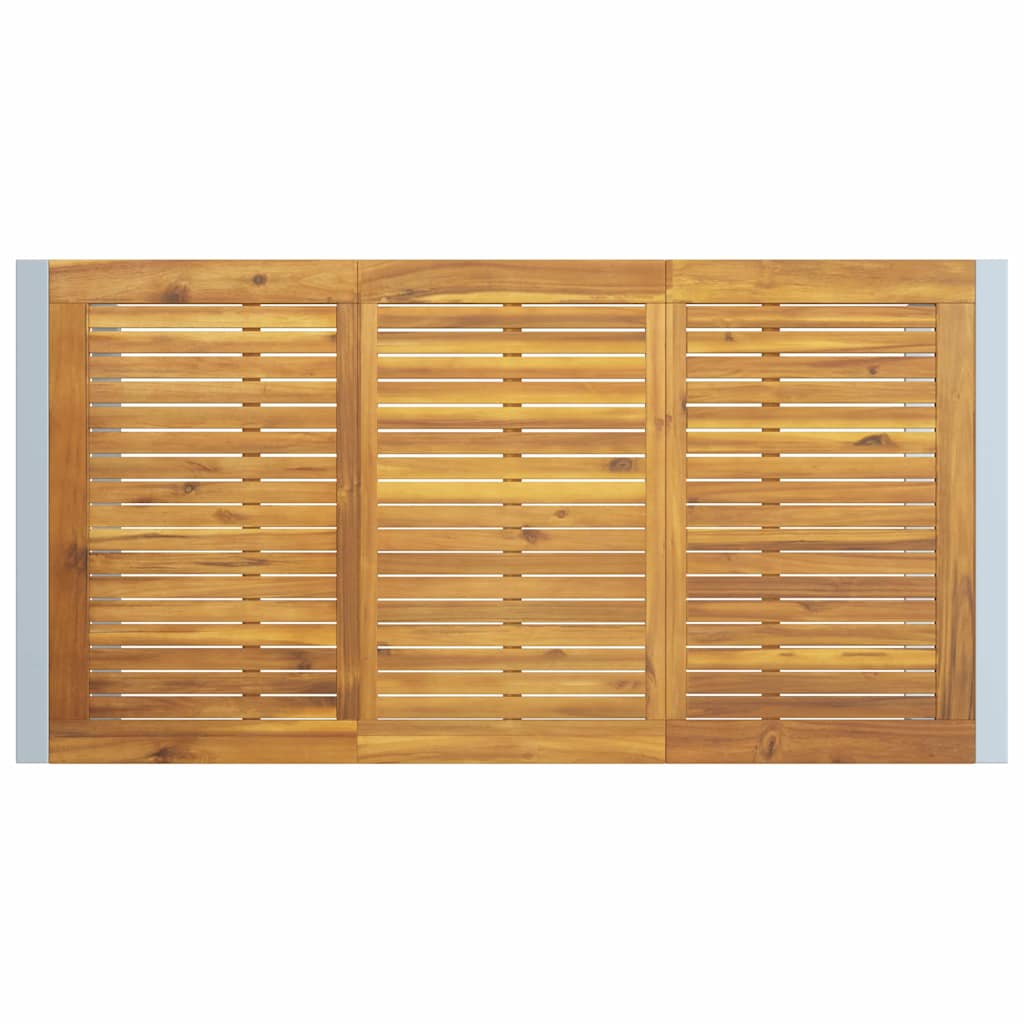 Sodo valgymo stalas Pilka 160 x 80 x 75 cm